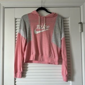 Nike pink and gray long sleeve
